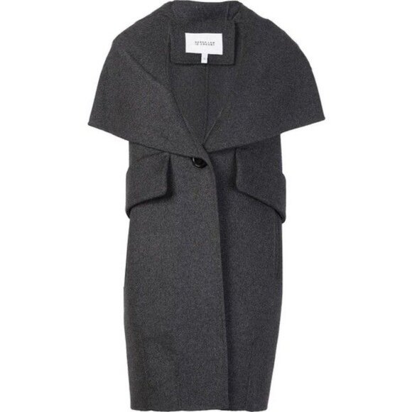 Derek Lam 10 Crosby Double Face Sleeveless Coat Sz 6 - Picture 2 of 12